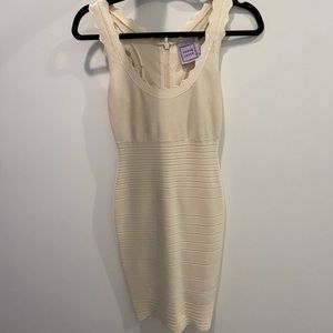 Herve Leger Scalloped Bandage Dress